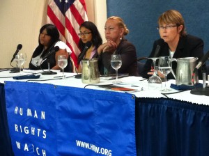 Advocates discuss the "Sex Workers at Risk" report, released Thursday.