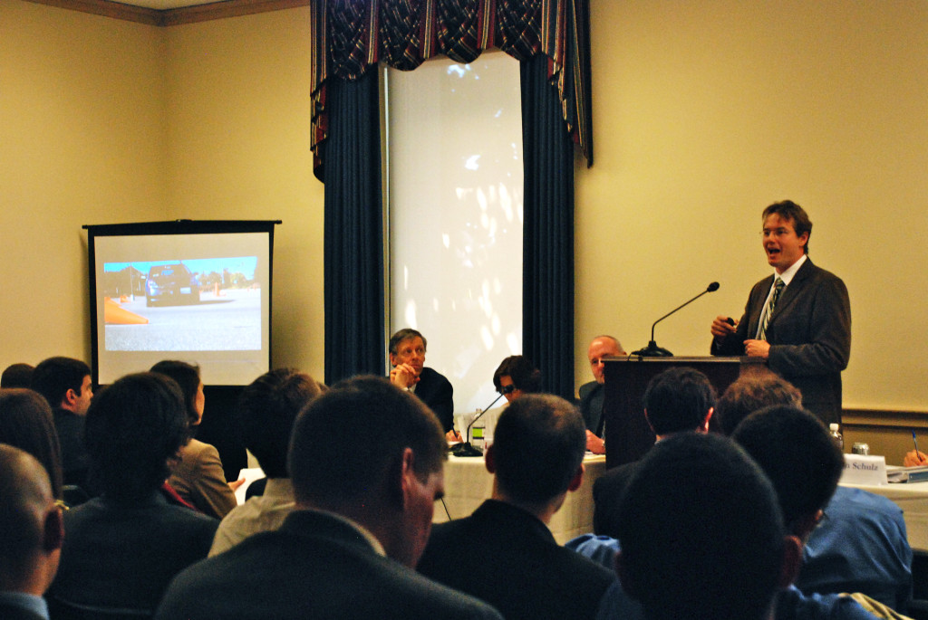 Google's Chris Urmson sheds some light on the future of self-driving cars to an audience on Capitol Hill. 