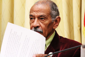 In response to the recent Department of Justice/Associated Press controversy, Rep. John Conyers, Jr., D-Mich., formally announced his plan to reintroduce the Free Flow of Information Act to protect journalists and their resources during Wednesday's House Judiciary Committee hearing. (Jennifer-Leigh Oprihory/MEDILL)