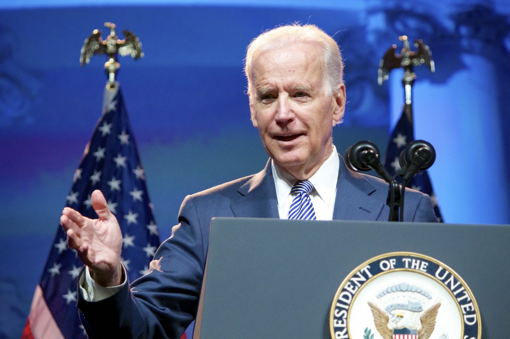 Vice President Joe Biden speaks to a crowd of more than 2,000 community college leaders and faculty members at the 94th Annual American Associate of Community Colleges. (Homa Bash/MNS)