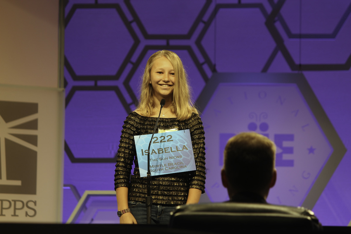 South Carolina Spelling Bee veteran makes it to round 3, eliminated