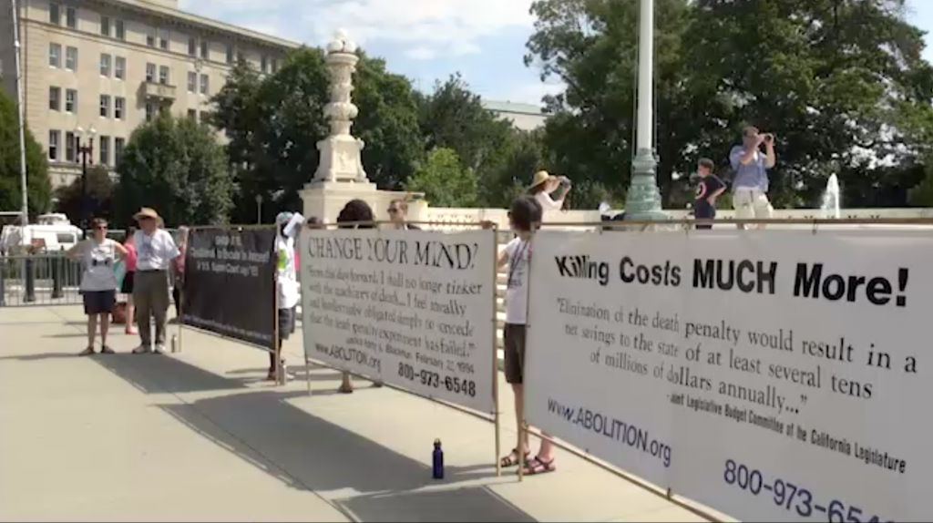 Anti death Penalty Protesters Say Capital Punishment Is bad Public 