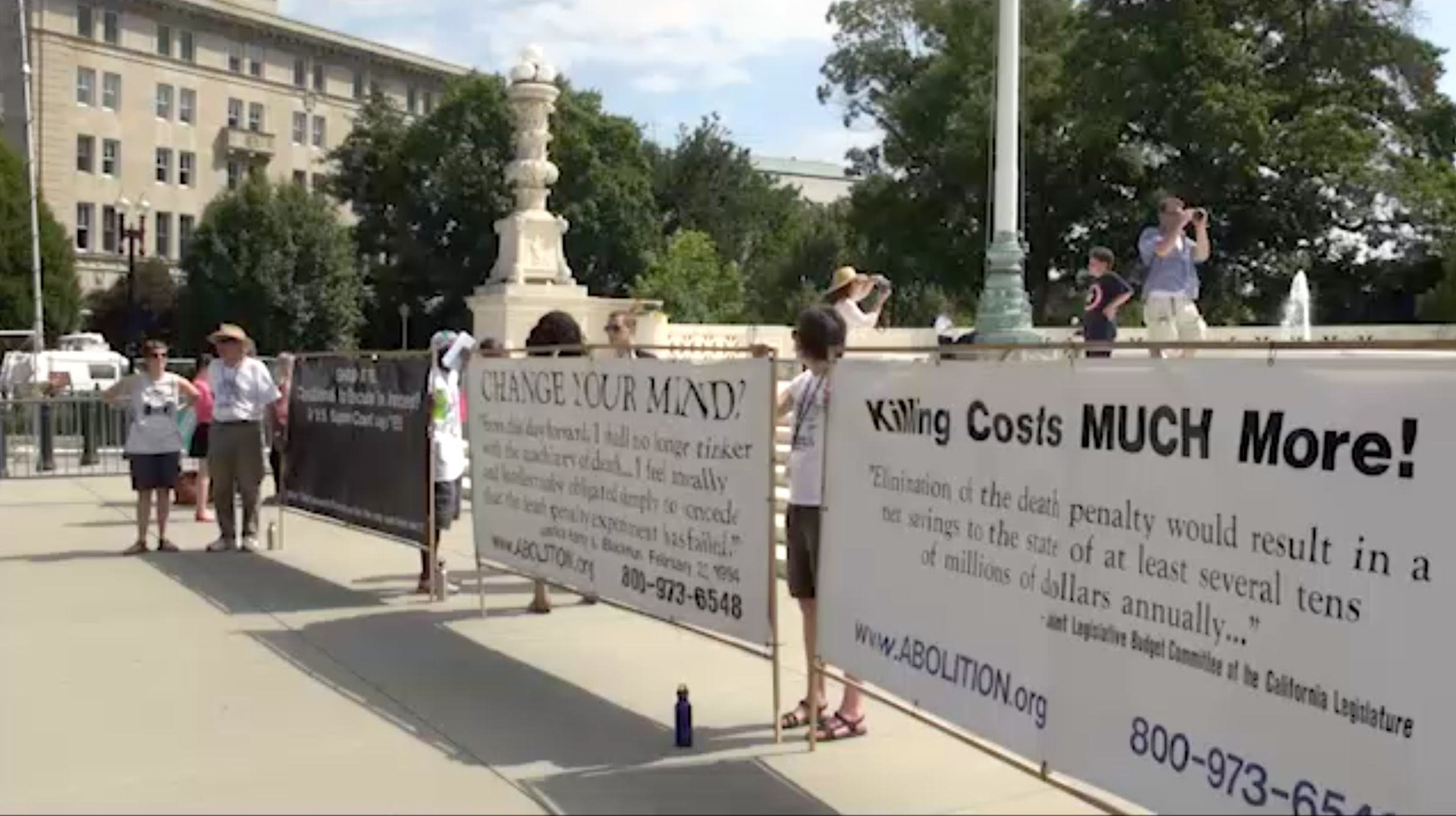 Anti-death penalty protesters say capital punishment is ‘bad public policy’