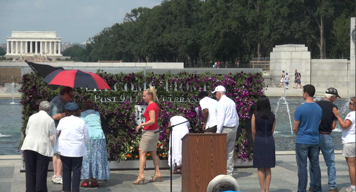 Living wall honors post-9/11 veterans