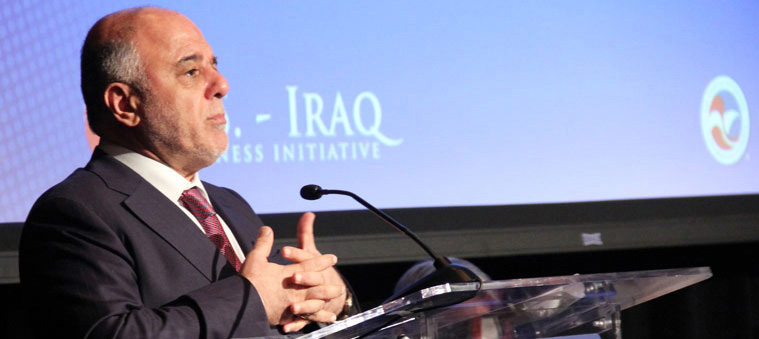 Iraqi PM says U.S. and Iraq will “stand together”