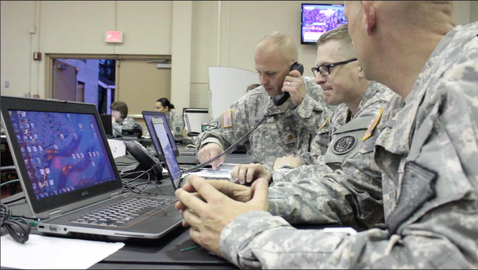 Guard operations center advises troops in Baltimore