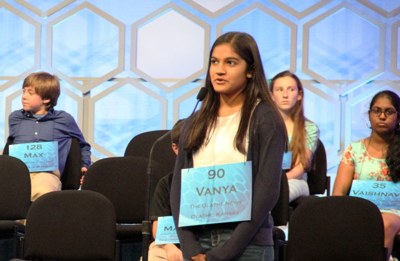 National Spelling Bee: Vanya Shivashankar makes finals by spelling ‘consommé’ and ‘mediobrome’
