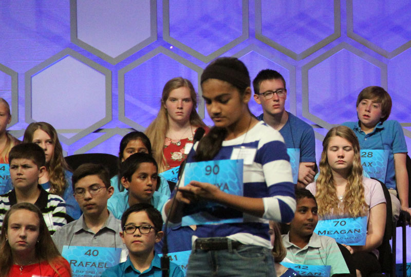 Olathe’s Vanya Shivashankar is the only five-time competitor at this year’s national spelling bee