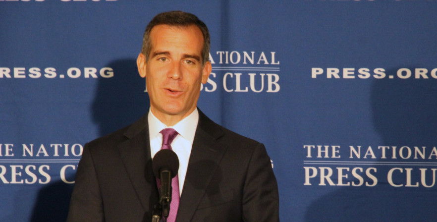 Los Angeles mayor on city’s raised minimum wage, affects on poverty