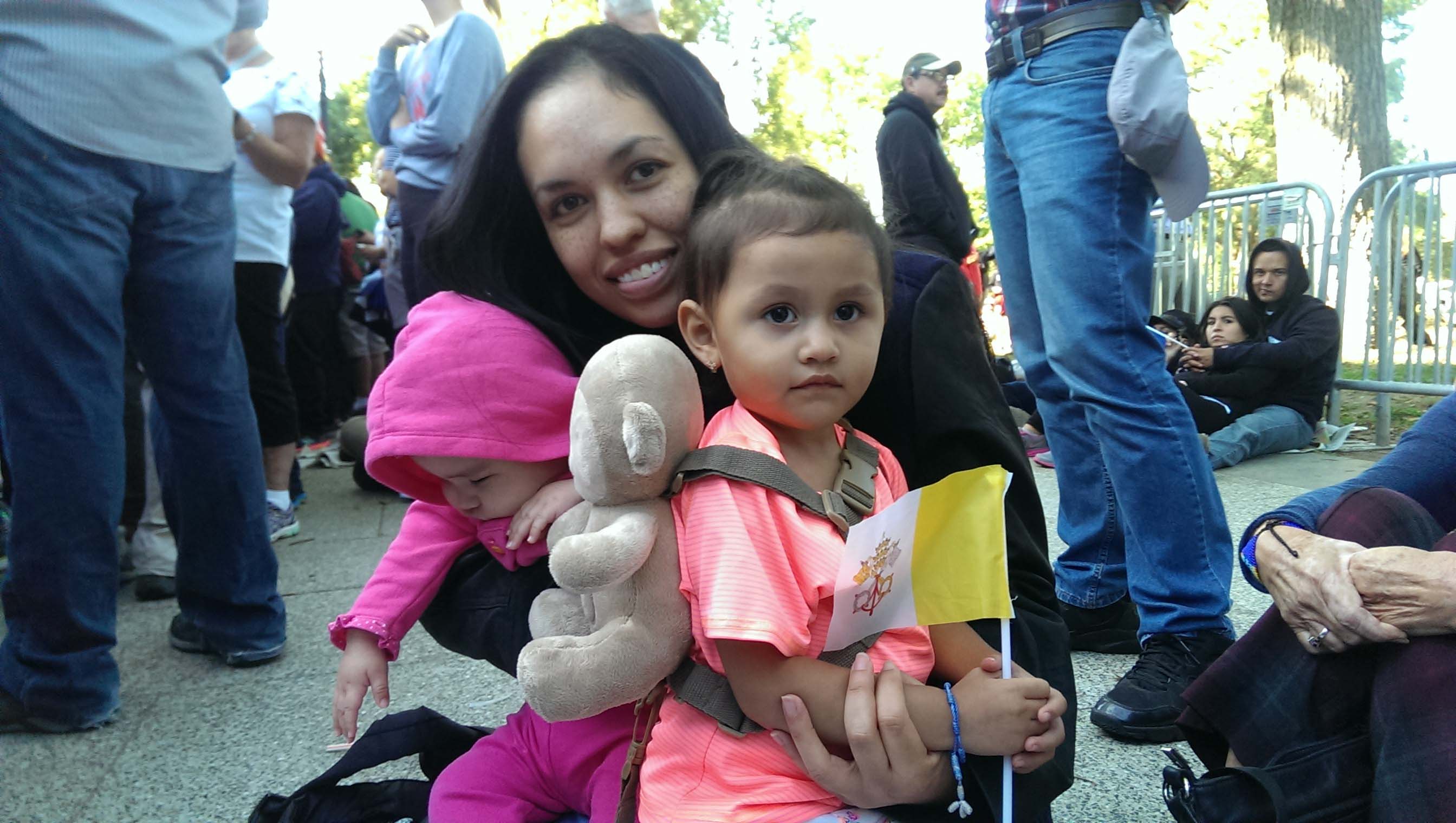 Texas mom brings kids to nation’s capital to see the pope