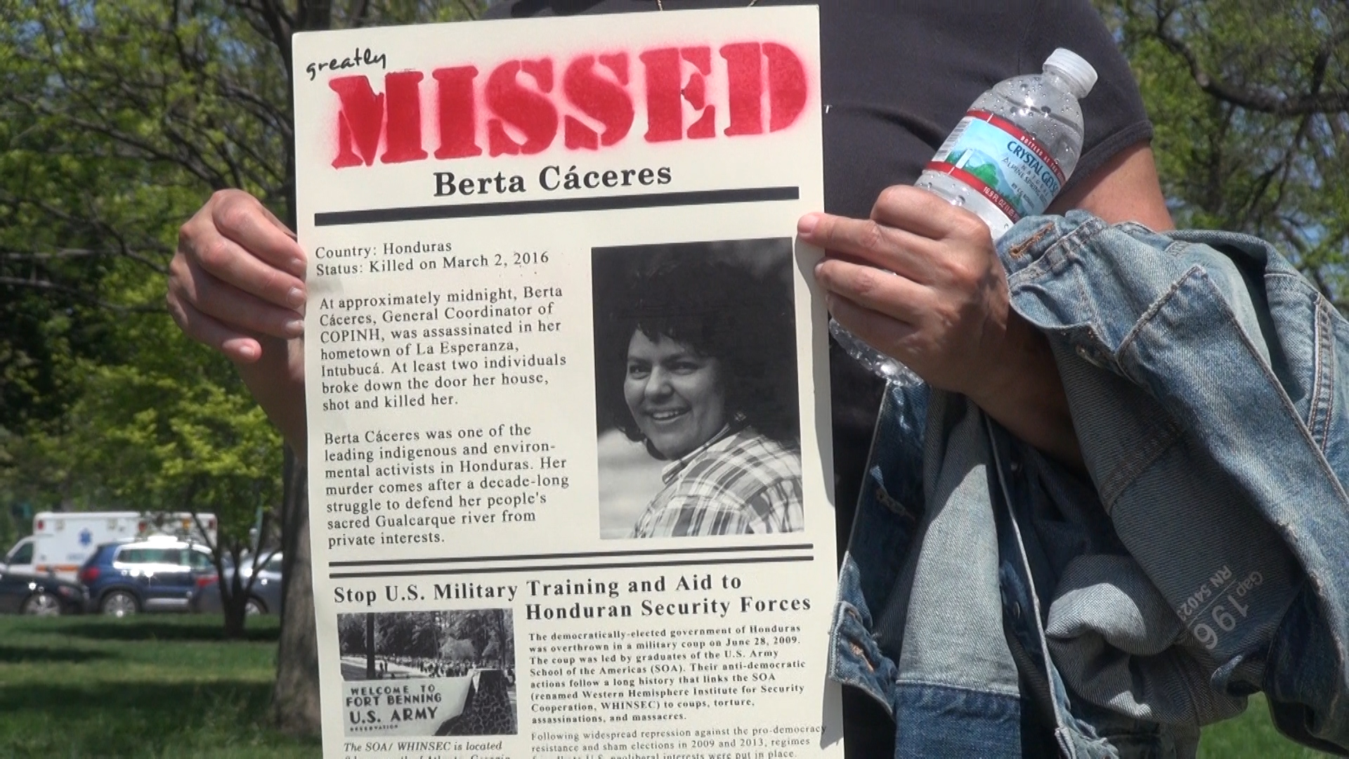 Activists rally for late Honduran activist Berta Cáceres