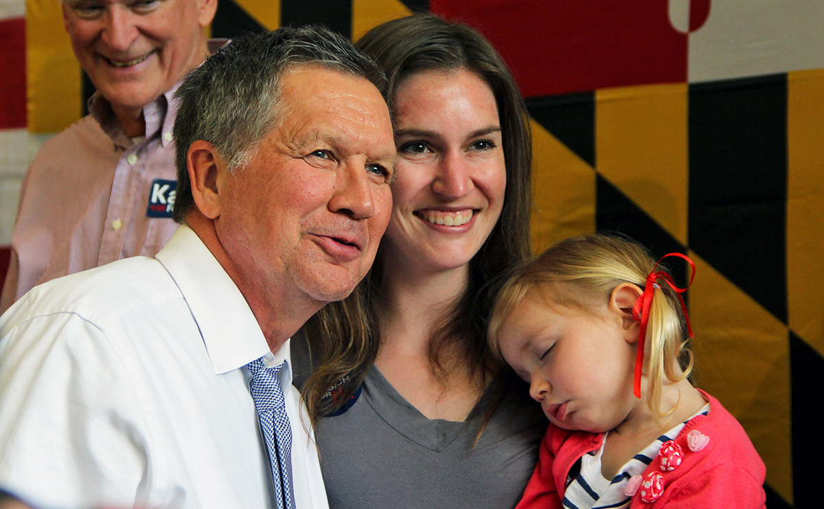 Kasich hopeful ahead of Tuesday’s primary in Maryland