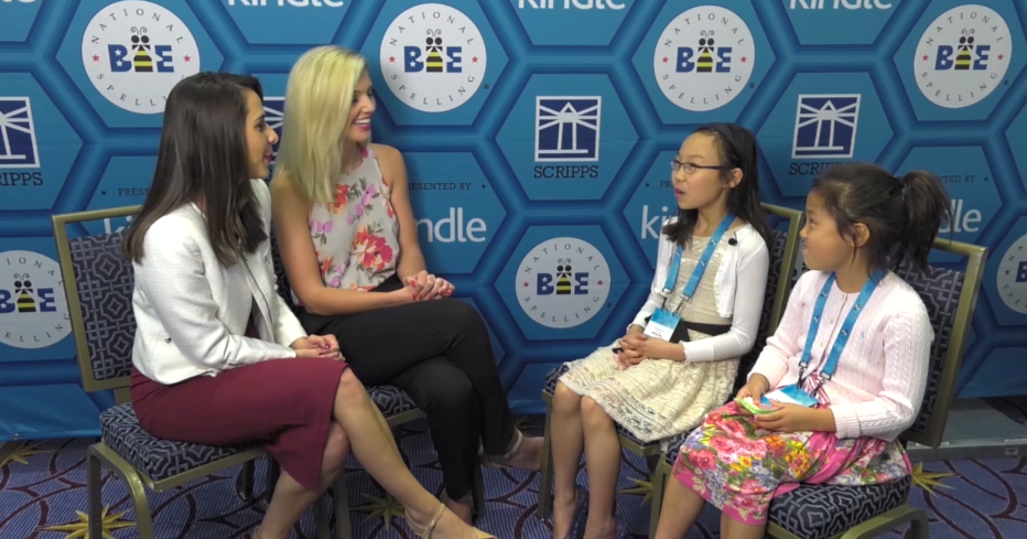 Siblings of National Spelling Bee participants chat with Medill Reporters