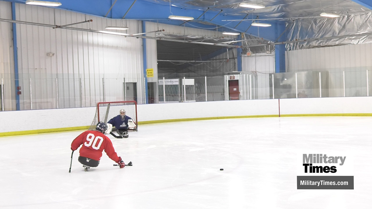 Sled hockey gives veteran a sense of freedom