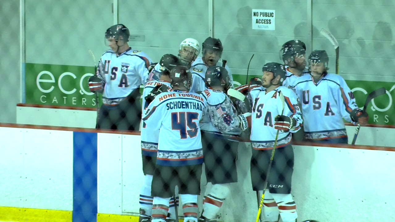 Military vets hit the ice despite service injuries