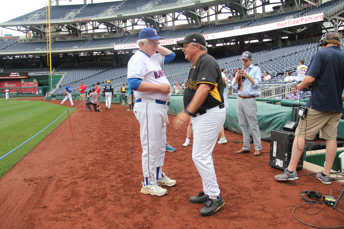 Sleep-deprived after sit-in, Congress Dems lose baseball game to GOP