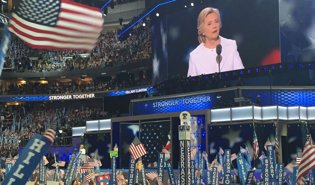 Democratic National Convention provides boost for Hillary Clinton