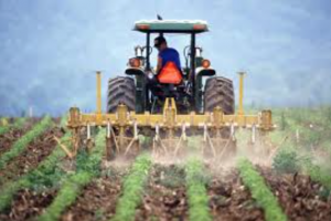 A farmer tilling his field. Photo courtesy of U.S. Government. 