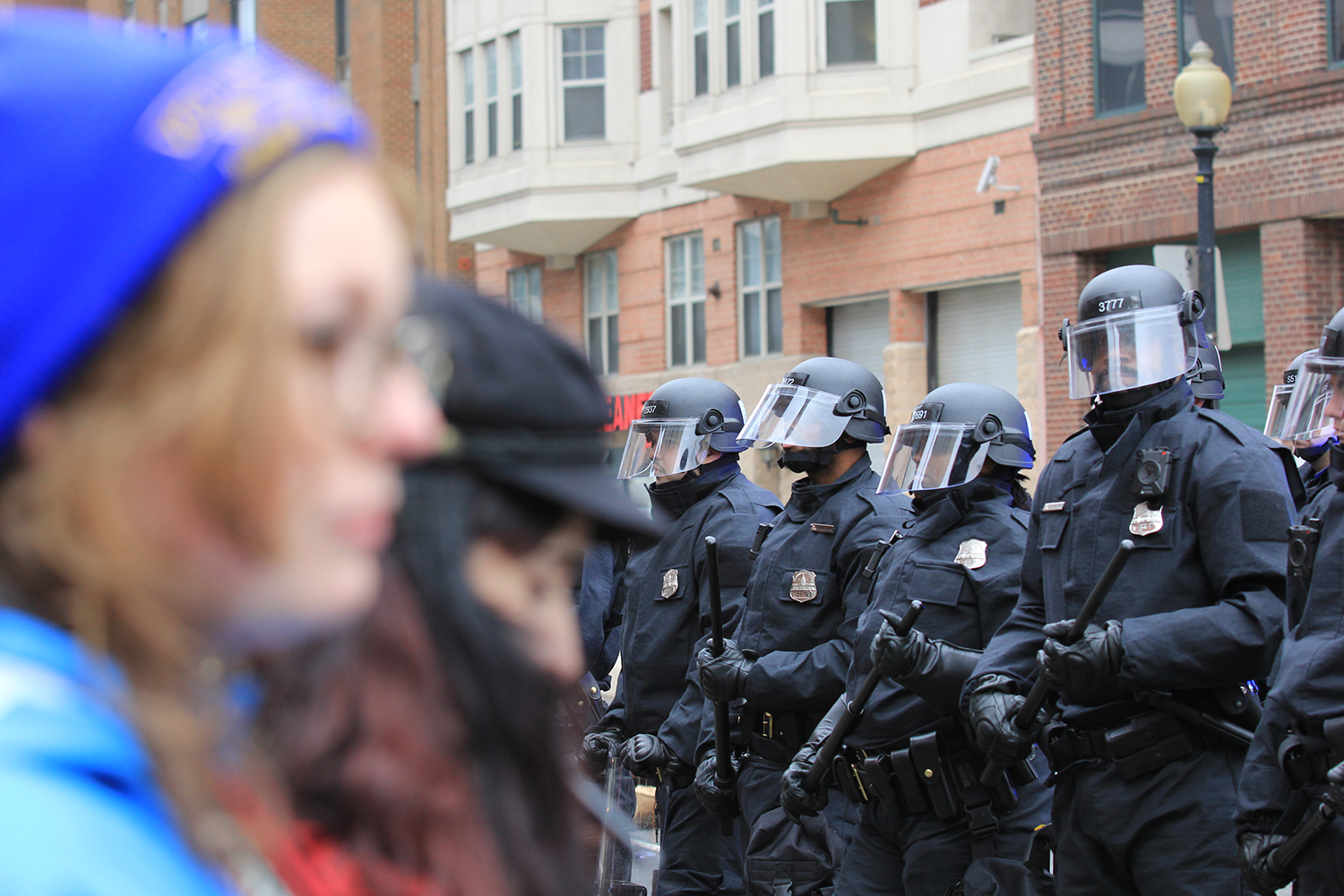 Trump Protesters Clash With Police, About 200 Arrested - Medill News ...