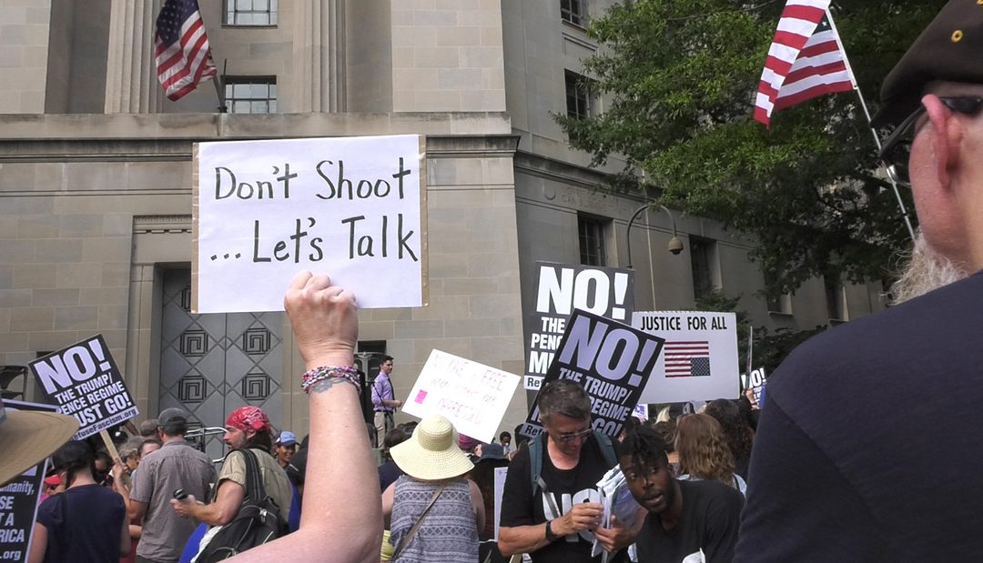 GUN LAW REFORM ACTIVISTS PROTEST NRA