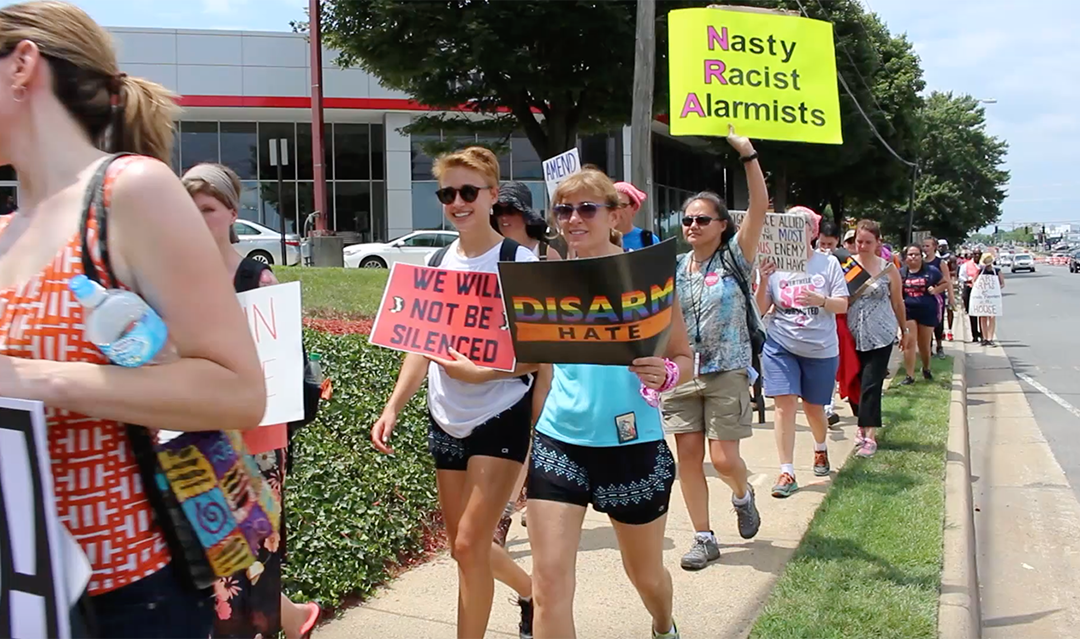 NRA Protest Draws Passionate Protestors