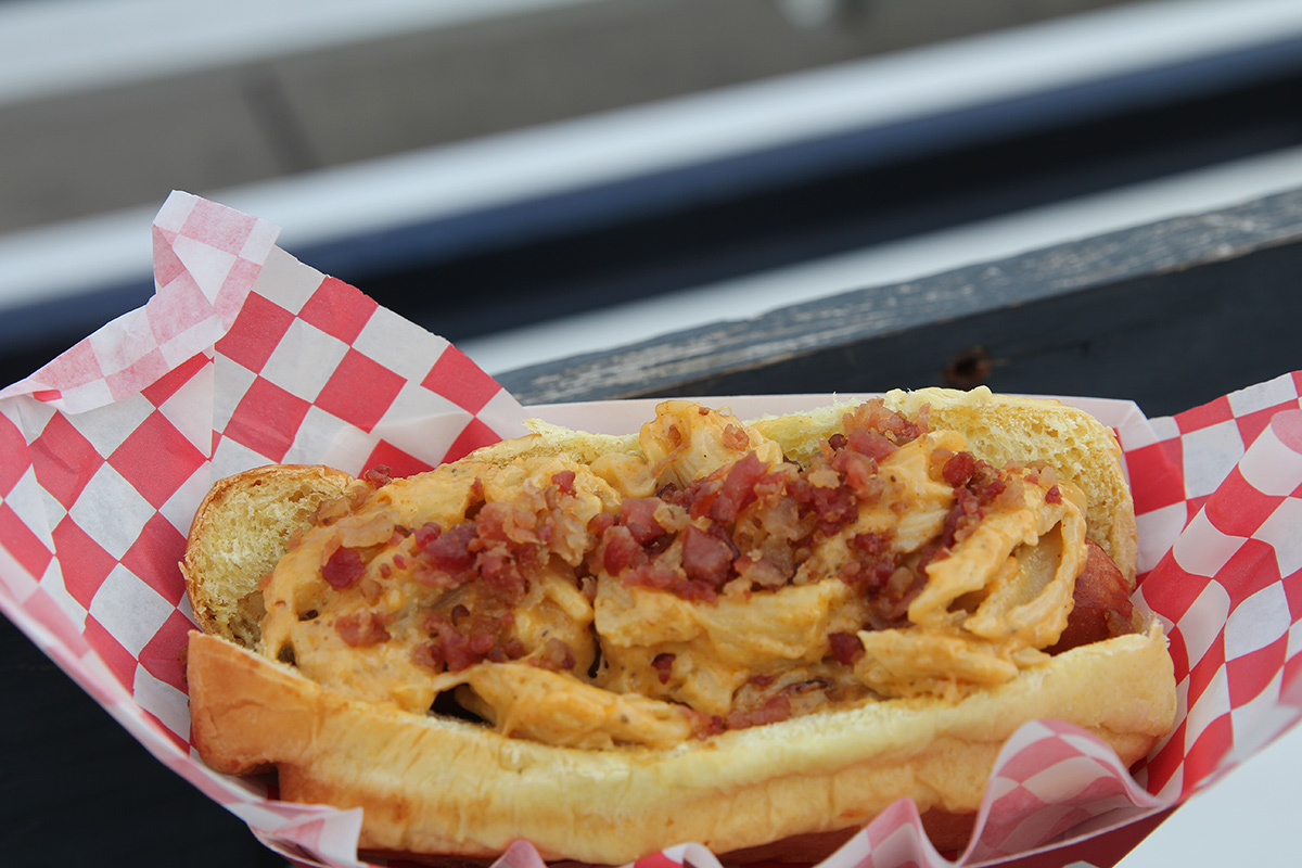 Hot Dog Nation's Bacon Cheese Dog
