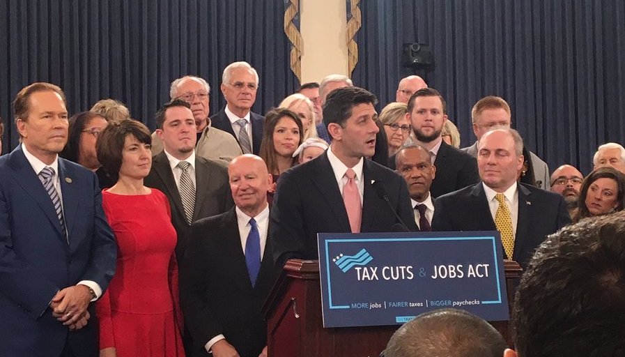 House Republicans unveil plan to slash corporate, individual tax rates