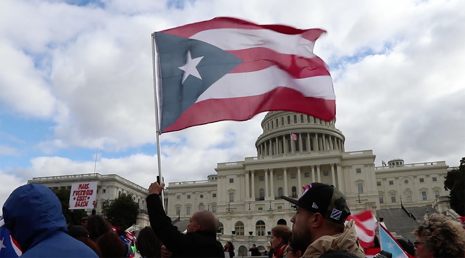 Unity March for Puerto Rico draws impassioned calls for increased aid