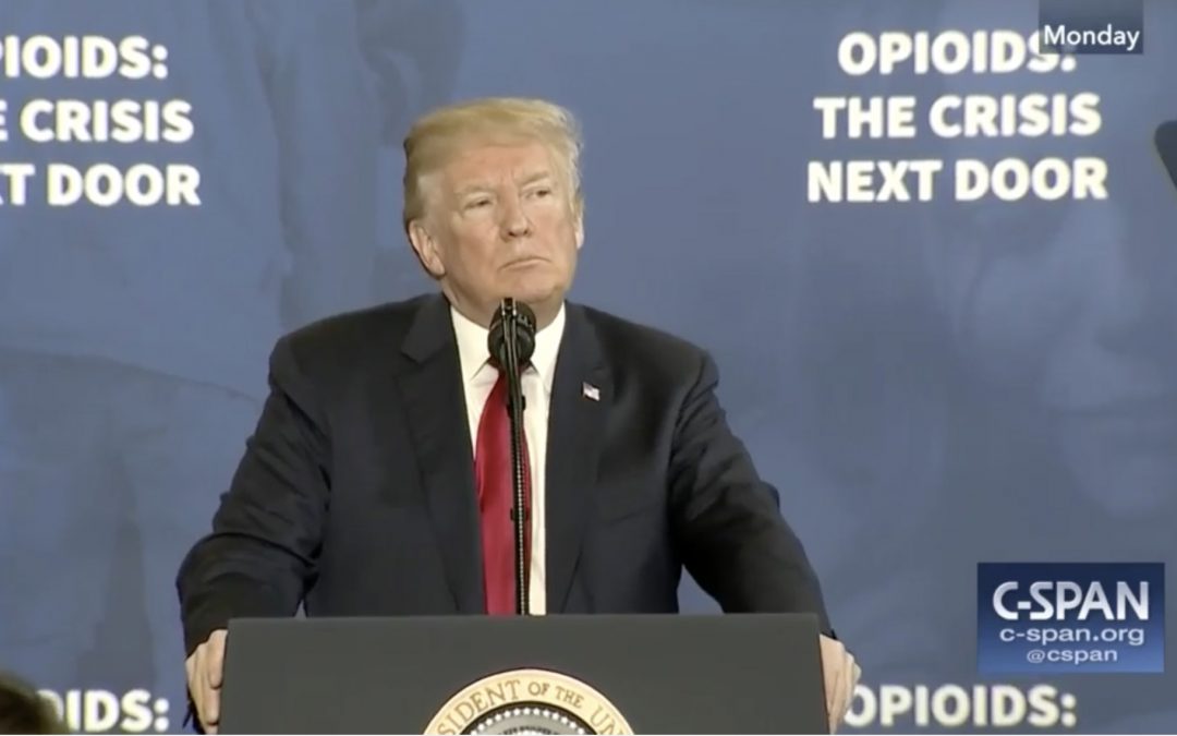 Trump has tough talk for for drug dealers, but says little about actual policy to solve opioid crisis