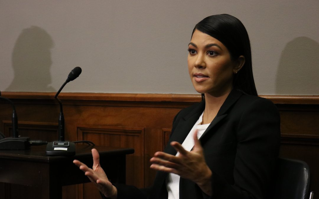 A Kardashian hits Capitol Hill to lobby for cosmetics bill