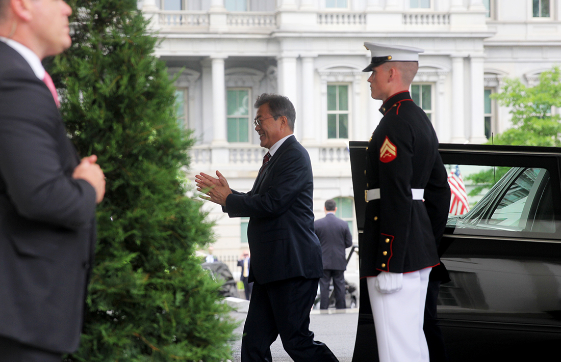 korean president visit to white house