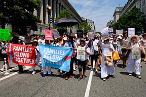 Tens of Thousands Protest Trump Immigration Policies Nationwide