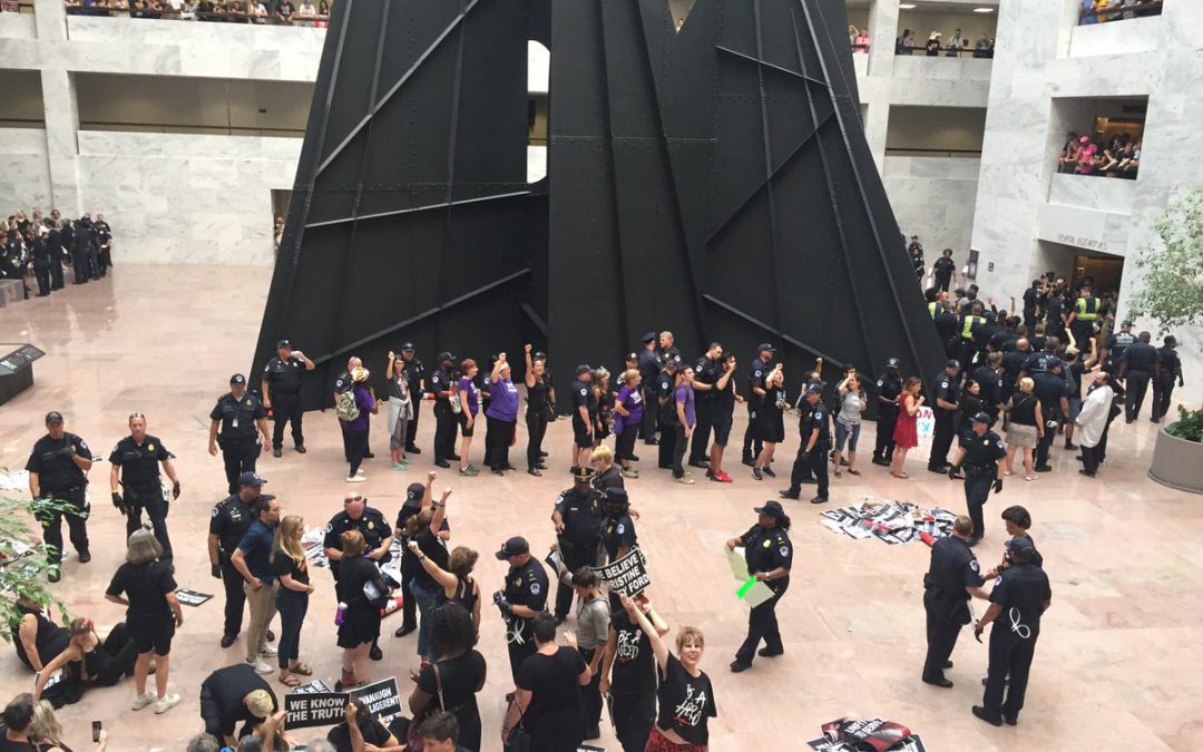 #CancelKavanaugh Protesters Arrested