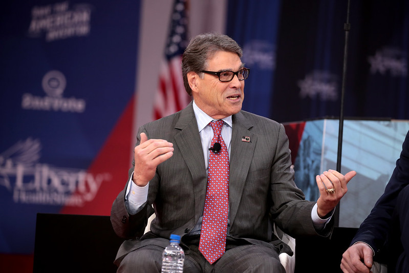 Perry pledges $15 million to program that Trump sought to end, citing China competition