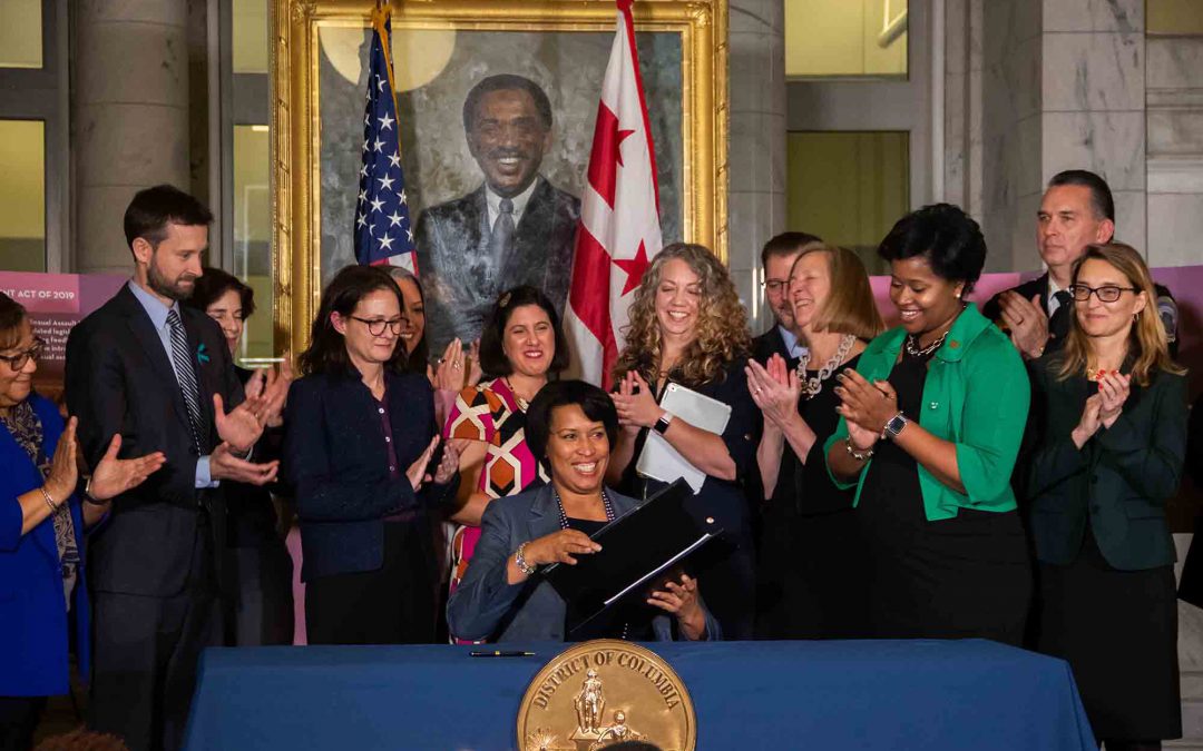 D.C. mayor signs legislation to expand rights of sexual assault survivors