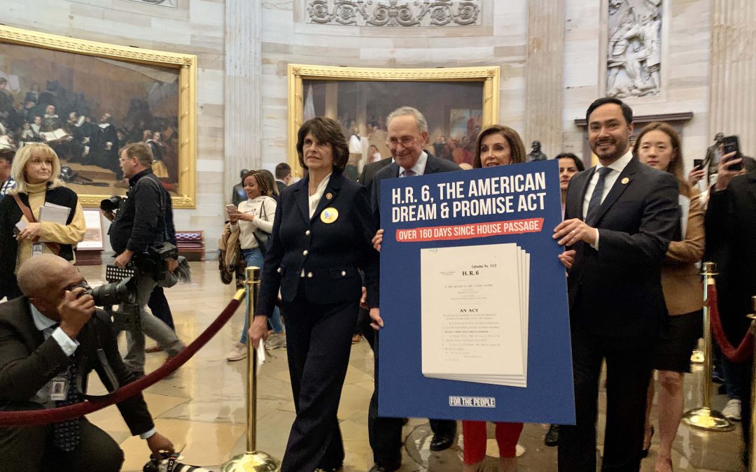 Pelosi and Schumer push for Senate action on immigration