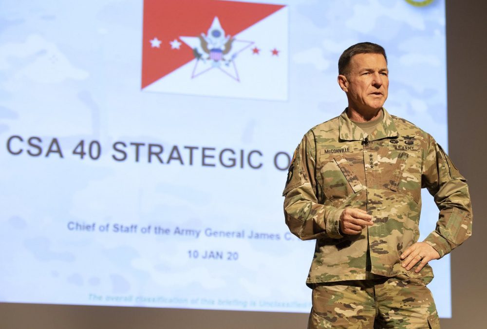 McConville: Army culture, strategy need to change for 21st century