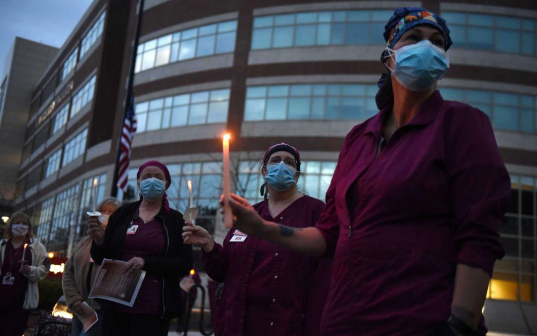 On front lines of COVID battle, mental anguish