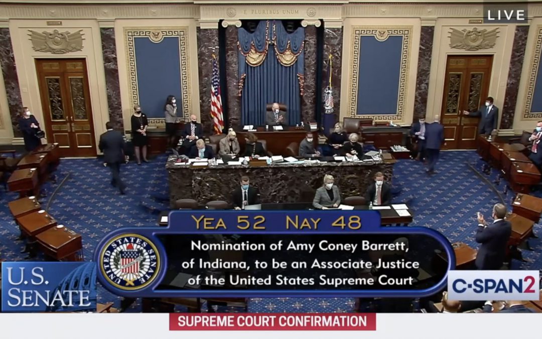 VIDEO: Amy Coney Barrett Confirmed to the Supreme Court