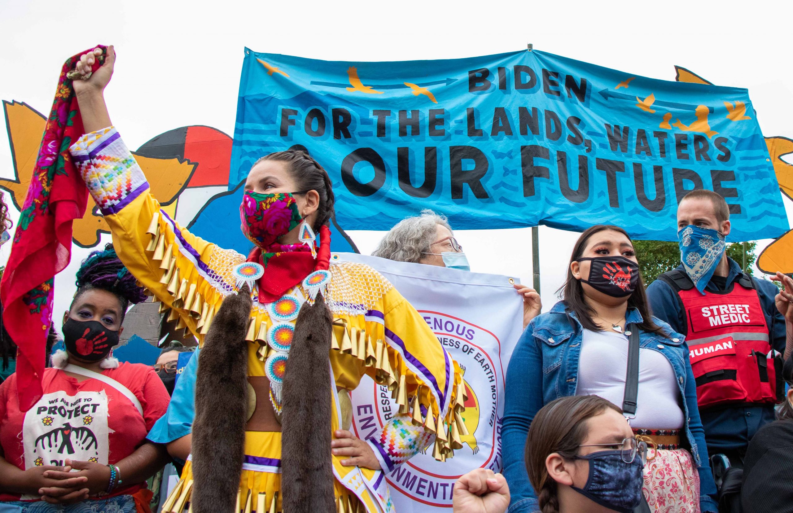 VIDEO: Protesters Urge Biden to Reject Fossil Fuels and Declare Climate ...