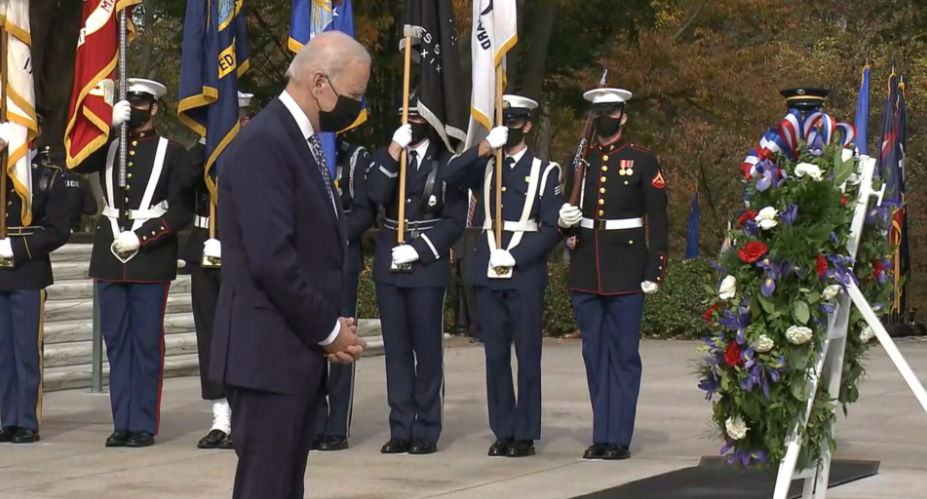 Biden, Military and VA Leaders Honor Veterans at Arlington National Cemetery