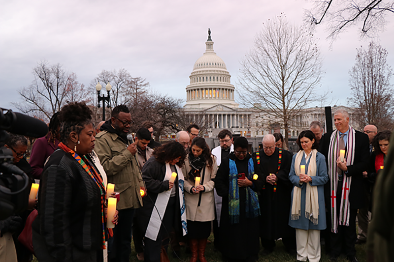 Faith leaders pray for democracy and healing on Jan. 6 anniversary