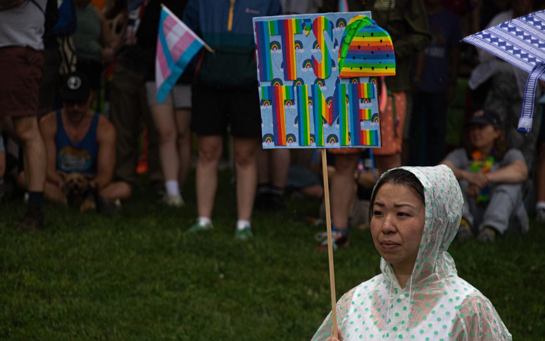 PHOTO GALLERY: WorldPride celebration ends with a rainy protest against the Trump Administration