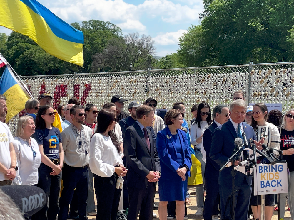 Lawmakers gathered on the National Mall